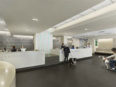 Ryan veterinary hospital - The Matthew J. Ryan Veterinary Hospital sees 33,000 animal patients each year and serves as a vital training program for veterinary students. CBP Architects undertook a complete renovation and reconfiguration of the lobby, waiting area, administrative offices, and emergency services lobby in the 1980s hospital building. The former spaces were …
